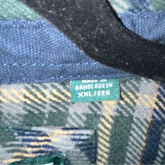 Woolrich Plaid Print Button Front Flannel Shirt Jacket Shacket - Picture 6 of 8